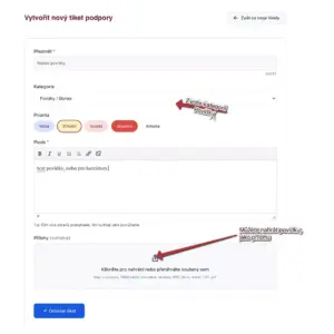 Zaslat povídku přes ticket Zaslat povídku přes ticket